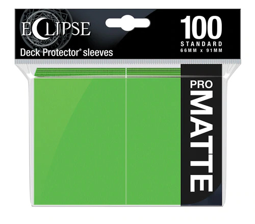 Ultra- Pro New Eclipse Matte 100ct Lime Green