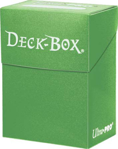 Ultra Pro Solid Color Deck Box - Light Green
