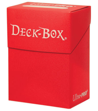 Ultra Pro Solid Color Deck Box - Red