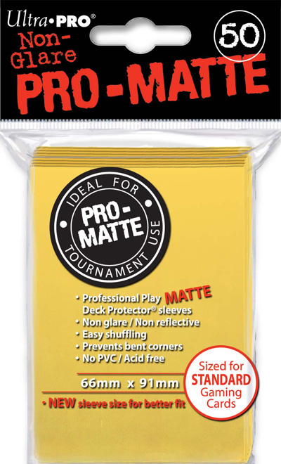 Ultra Pro: Pro Matte Yellow