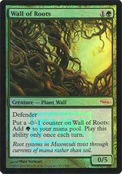 Wall of Roots (FNM Foil)