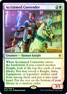 Acclaimed Contender (Prerelease Foil)