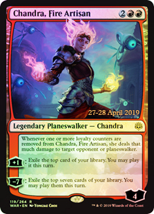 Chandra, Fire Artisan (Prerelease Foil)