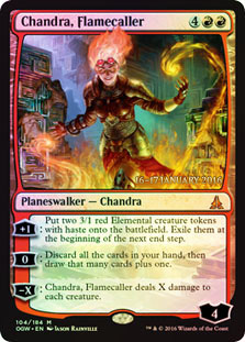Chandra, Flamecaller (Prerelease Foil)