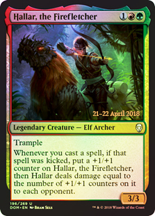 Hallar, the Firefletcher (Prerelease Foil)