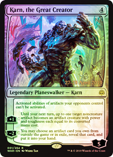 Karn, the Great Creator (Prerelease Foil)