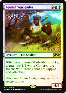 Leonin Warleader (Prerelease Foil)