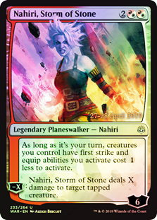 Nahiri, Storm of Stone (Prerelease Foil)