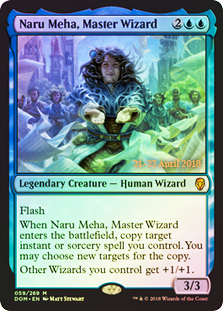 Naru Meha, Master Wizard  (Prerelease Foil)