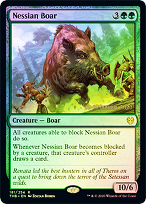 Nessian Boar (Prerelease Foil)