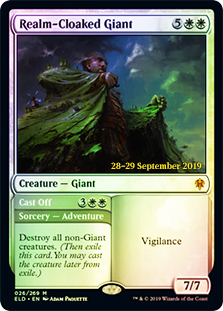 Realm-Cloaked Giant (Prerelease Foil)