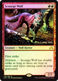 Scourge Wolf (Prerelease Foil)