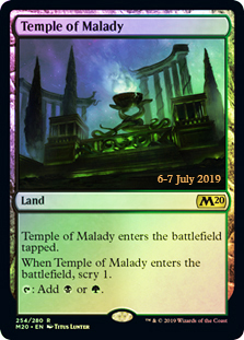 Temple of Malady (M20 Prerelease Foil)