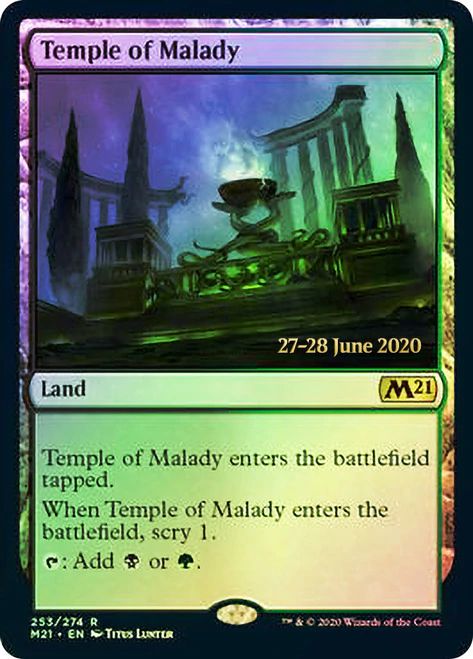Temple of Malady (M21 Prerelease Foil)