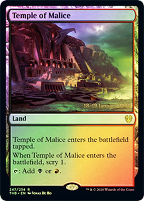 Temple of Malice (THB Prerelease Foil)