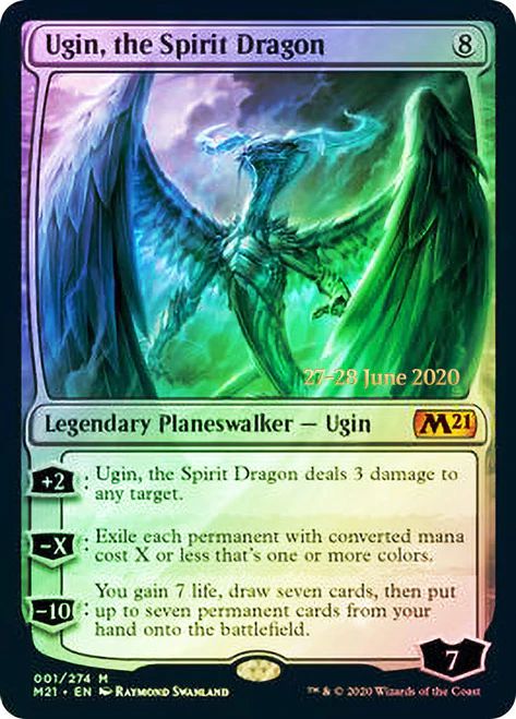 Ugin, the Spirit Dragon (M21 Prerelease Foil)