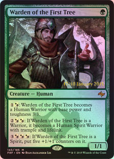 Warden of the First Tree (Prerelease Foil)