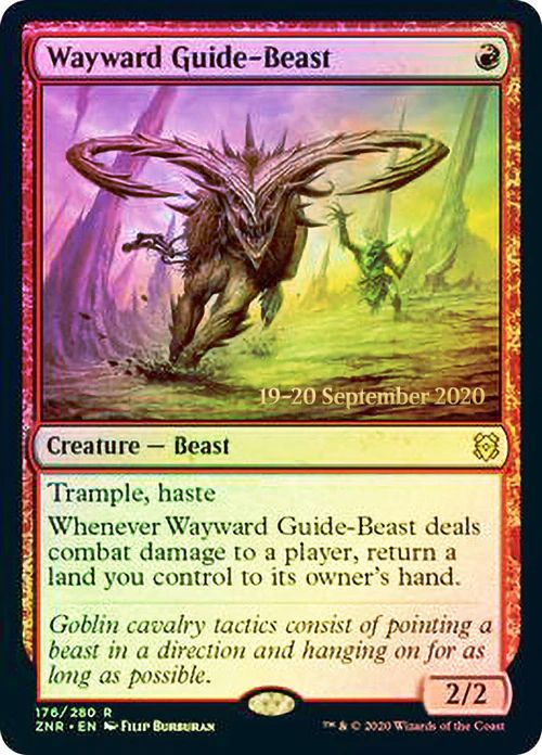 Wayward Guide-Beast (Prerelease Foil)